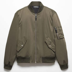 แจ็กเก็ตนักบินสำหรับผู้ชายและผู้หญิงน้ำหนักเบาสีทึบระบายอากาศได้ดีสำหรับฤดูหนาว - Product Image 1