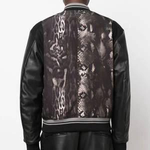 Veste universitaire pour homme de haute qualité, style Letterman, 100% toile de laine, écologique, respirante, logo personnalisé sur le devant - Product Image 4