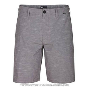 Short imperméable à la mode avec logo personnalisé pour hommes Short de golf pour la marche Short hybride décontracté imperméable à taille haute en polyester avec poches - Product Image 2