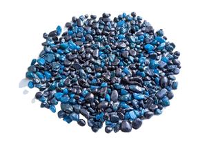 Graviers naturels exclusifs, galets, pierres, écologiques, revêtus de couleur, polis, mélange vert et noir, aménagement paysager, design moderne, allée - Product Image 2