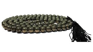 Stone Mala Pyrite Beads Healing Natural Mala Crystal Necklace Beads 108 Natural Gemstone Crystal Mala Wholesalers - Product Image 3