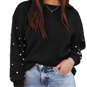 Sudadera Extra Grande de Felpa de Algodón para Mujer, con Logotipo Personalizado Bordado/Estampado, Estilo Urbano Informal para Invierno - Product Image 2