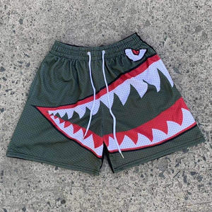 Short de baseball vierge OEM ODM pour hommes tissu en maille respirante athlétique design personnalisé de haute qualité vente en gros - Product Image 4