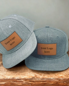 Casquette de baseball en coton à profil haut 6 panneaux avec logo brodé personnalisé Casquette à structure à bord plat Snapback pour le sport et l'utilisation promotionnelle - Product Image 1