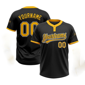 Camiseta de béisbol de manga corta con logotipo personalizado, camiseta de béisbol de softbol, camiseta de fútbol de poliéster en blanco, impresión personalizada - Product Image 3