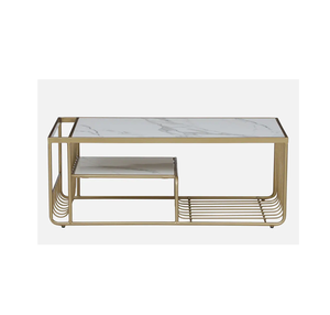 Table basse multifonction en métal et fer Meubles Nouveau design Table basse de roche minimaliste moderne pour bureau salon ménage - Product Image 1