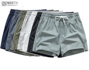 Pantalones Cortos de Algodón para Hombre, Talla Grande, Estilo Casual de Verano, para Playa, OEM, Lisos, con Logotipo Personalizado, Precio al por Mayor - Product Image 2