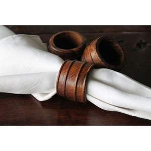 Anillos para Servilletas de Latón de Alta Calidad con Diseño Martillado - Estilo Americano, Duraderos, Ecológicos, para Mesa de Comedor - Product Image 3