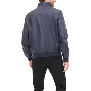 Meilleure vente Veste décontractée de style motard pour hommes de haute qualité, durable, en cuir véritable, toile, services d'origine OEM, bas prix, taille XS - Product Image 4