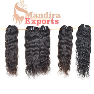 Extensions de cheveux humains vierges crus vietnamiens cuticules alignées Double étirage Pas d'enchevêtrement Pas de perte Vendeur en gros Cheveux humains ondulés - Product Image 2