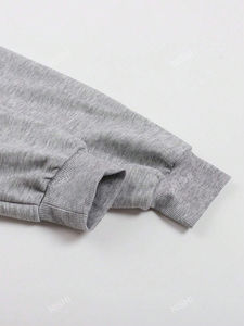 Vente en gros de sweatshirts et sweatshirts à capuche sans ficelle avec logo personnalisé 380 g/m² - Product Image 4