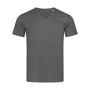 T-shirt personnalisé à col en V Ben, merchandising promotionnel personnalisé - Product Image 3