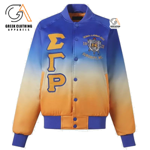Veste universitaire unisexe élégante Sigma Gamma Rho avec des patchs brodés pour les amateurs de streetwear décontracté, de la mode sportive et de l'extérieur - Product Image 6
