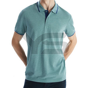 Polo informal transpirable para hombre, tejido de Jersey transpirable, logotipo personalizado, suministro ODM con opción multicolor - Product Image 4