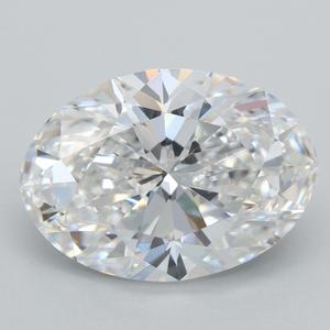 IGI Oval Cut 3.3 ct Lab Grown Diamond Loose For Ring F Color VS1 Clarity Lab Diamond Eco Friendly Diamond Loose For Her - Product Image 1