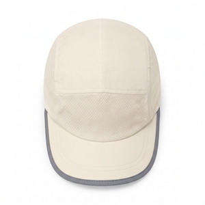 Casquette de sport unisexe en maille 6 panneaux respirante imperméable 100% polyester pour extérieur décontracté, vente en gros, logo personnalisé, haute qualité OEM ODM - Product Image 6