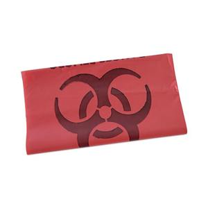 Boardwalk A6639PRK 33 pulgadas. X 39 Pulgadas 1.3 Mil 33 Galones Bolsas de Basura Rojas Lineales de Baja Densidad para el Cuidado de la Salud, 150 por Caja - Product Image 1