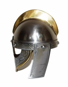 Casco Vikingo de Acero Inoxidable con Armadura de Cota de Malla, Hecho a Mano, Ajustable, Disfraz, DIY, OEM, Regalo de Halloween, Cuchillos de Borde, 0.354 pulgadas de Grosor - Product Image 5