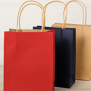 Bolsas de Papel Ecológicas de Lujo con Recubrimiento de Lámina Dorada para Boutiques y Supermercados - Product Image 2