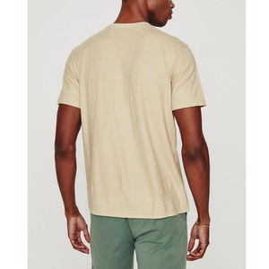 Logotipo personalizado Unisex para hombre de color sólido básico Pima Camisetas cuello redondo - Product Image 5