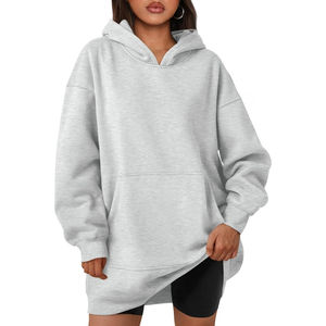 Ventes en gros Nouveau design Sweat-shirts d'hiver chauds pour femmes Broderie Doublure 100% coton Sortie d'usine personnalisée Taille personnalisée - Product Image 6