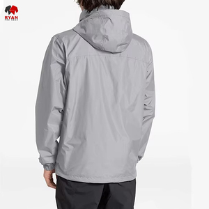 Veste coupe-vent à capuche pour homme, fermeture éclair intégrale, coupe-vent imperméable, respirant, léger, pliable, pour les voyages - Product Image 4