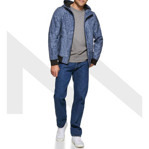 Chaqueta Bomber de Poliéster de Alta Calidad para Hombre, Bomber de Tela de Alta Calidad, a Prueba de Viento, Último Diseño - Product Image 1