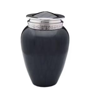 Urnes funéraires de qualité supérieure au prix de gros Urne funéraire en métal pour cendres humaines au design classique - Product Image 6