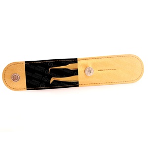 Emballage de pinces à cils 2 pièces faites à la main réduit l'usure des pointes délicates de pinces à épiler marque privée personnalisée - Product Image 1