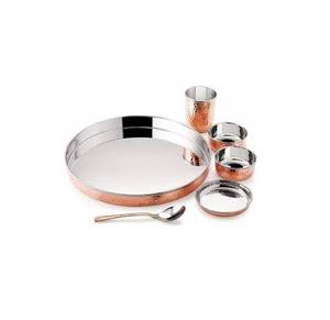 Service de table en acier inoxydable et cuivre de qualité supérieure pour la décoration de la maison et du Restaurant - Product Image 5