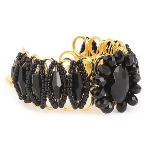 กำไลข้อมือแฟนซีสำหรับเด็กผู้หญิง - สีดำ - Product Image 2