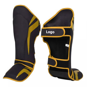 Espinilleras para hombre, Material de cuero elegante para deportes, fabricado en paquistaní, venta al por mayor, último diseño, equipo de entrenamiento - Product Image 1