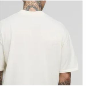 เสื้อยืดผ้าฝ้าย100% สำหรับผู้ชายเสื้อยืดพิมพ์ลายสีดำโอเวอร์ไซส์ - Product Image 6