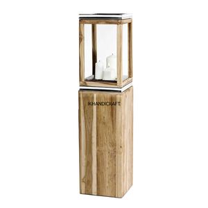 Candelabros y farolillos de madera de lujo personalizables, nueva tendencia, decoraciones navideñas y de Ramadán para bodas, lanzamiento en la India - Product Image 4