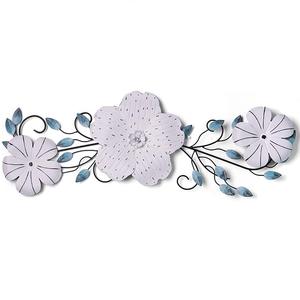 Produit de vente chaude Art mural en forme de fleur métallique avec plusieurs finis Chambre Salon Bureau Sculpture décorative murale - Product Image 2