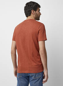 Camiseta de media manga para mujer, algodón, estilo informal, patrón sólido, serigrafía, diseño en blanco - Product Image 6