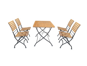 Juego de mesa y sillas de comedor de madera personalizable de estilo tradicional, muebles de exterior para cocina, jardín y escuela, venta al por mayor - Product Image 3