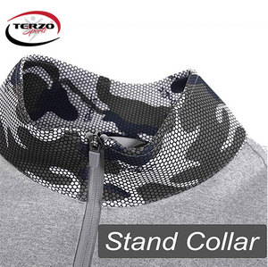 Sudadera deportiva de 2 piezas con el mejor diseño para hombre, chándal de fútbol para correr con cremallera al por mayor para invierno - Product Image 2