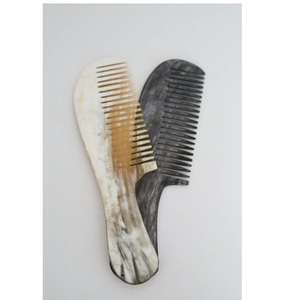 Peigne en corne de boeuf noir Design classique pour la coiffure Nouveau peigne à cheveux en corne de buffle du fabricant pour hommes et femmes - Product Image 2