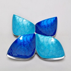 Bol à fruits secs en argent et or Décoration de table Bols à mélanger les fruits au design de luxe de qualité exclusive en métal à bas prix - Product Image 3