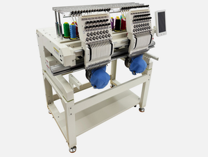 Máquina de Bordar Computarizada Automática de Alta Calidad, 15 Agujas, 2 Cabezales, Nueva, Comercial, 110-220V con Kit de Accesorios - Product Image 3