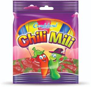 Gummies au chili halal les plus vendues, gummies de qualité supérieure / bonbons Chili Mili Jelly / gummies au chili Tatsey Chili Mili - Product Image 4