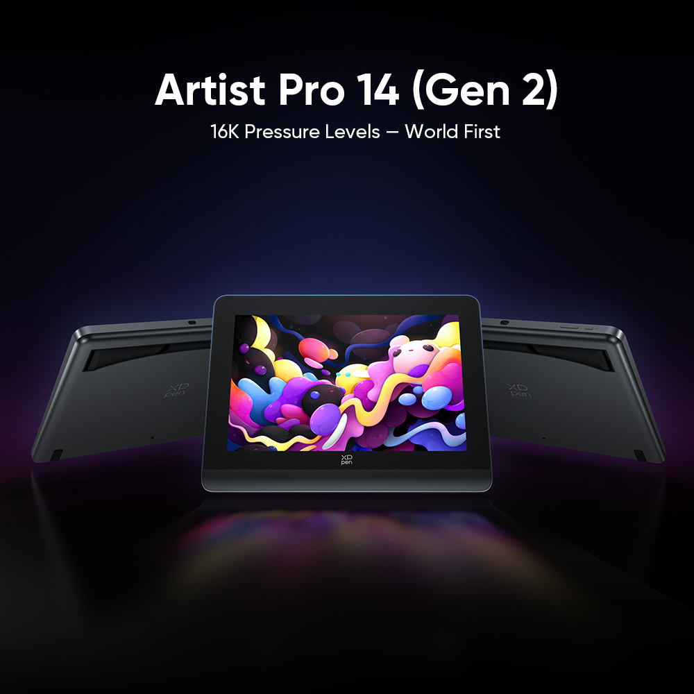 XP-PEN Artist Pro 14 Gen 2 - Versatile Digital Drawing Tablet