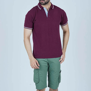 2025 transpirable logotipo personalizado 100% algodón camiseta de secado rápido con botón para hombres polos de talla grande polos - Product Image 2