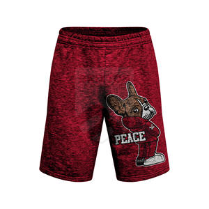 Pantalones cortos informales de cintura media para hombre, de secado rápido, transpirables, Material ecológico, estampado personalizado, soporte antiarrugas para OEM/ODM - Product Image 1