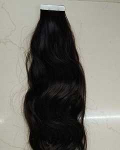 Usine directe sud de l'Inde Temple Tape Ins extensions de cheveux Remy brutes non transformées échantillon gratuit paquet de cheveux - Product Image 1