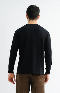 Wholesale Sweatshirt Men's Lightweight Boxy Custom logo Long Sleeve Cotton Manufactured By Huzaifa Products - Product Image 4