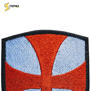 Mejor personalizable nuevos parches tejidos deportivos Tepra gran oferta flores bordadas corazones PVC Ropa Decoración hierro-en logotipos de fieltro - Product Image 4