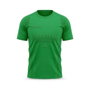 T-Shirt Unisex Personalizzata per San Patrizio, Club dei Scherzi, Grafica Leprechaun, Divertente Quadrifoglio Irlandese Verde, Personalizzabile Promozionale - Product Image 2