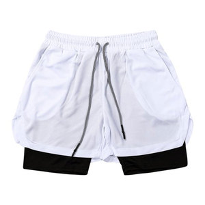 Short moyen pour homme avec doublure, entrejambe en pouces, deux poches profondes à l'ourlet latéral, short d'été - Product Image 1